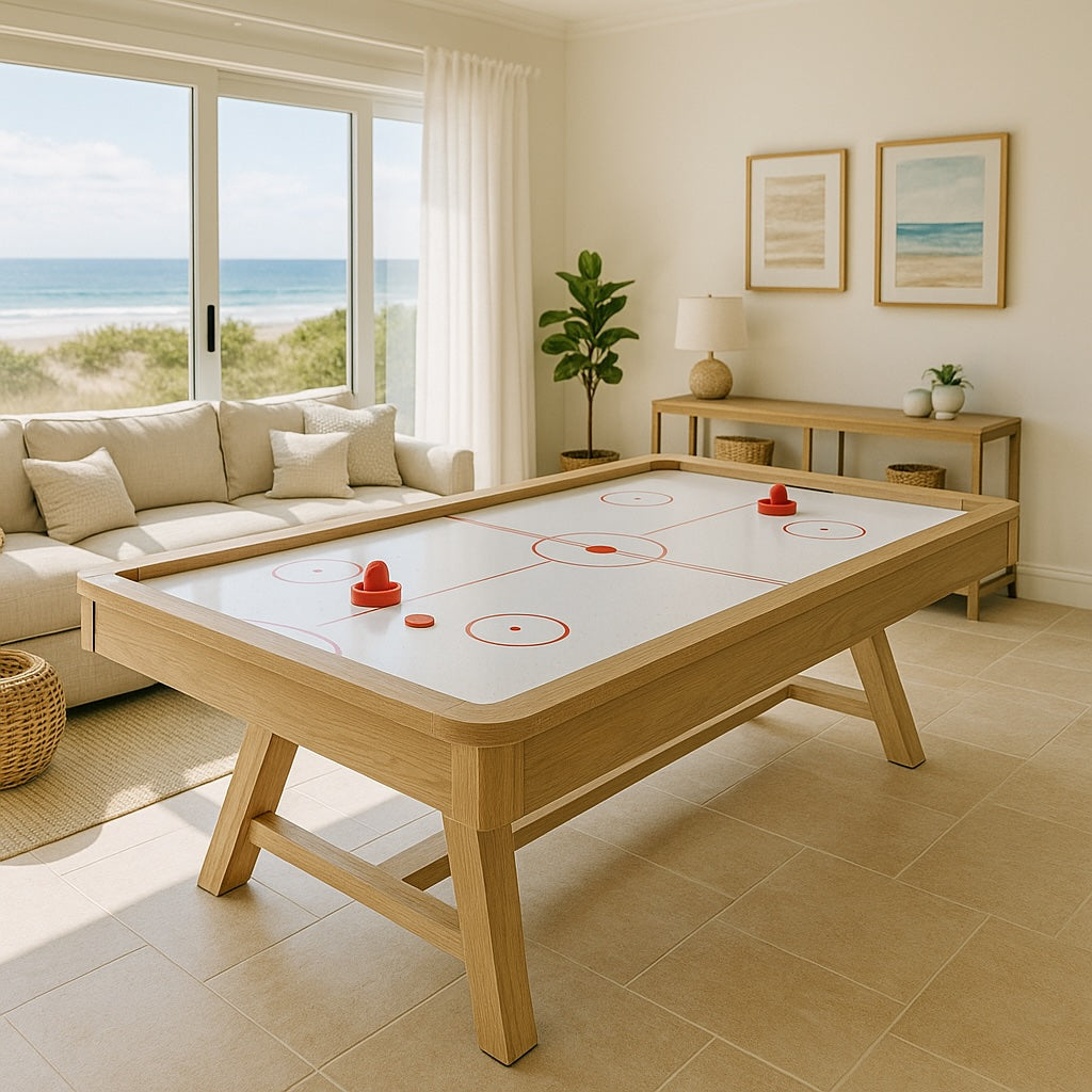 The Driftwood Luxe Air Hockey Table